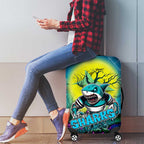 We Are Sharks Halloween Luggage Cover Pumpkin Scary Spooky Season - Aussie Hoodie