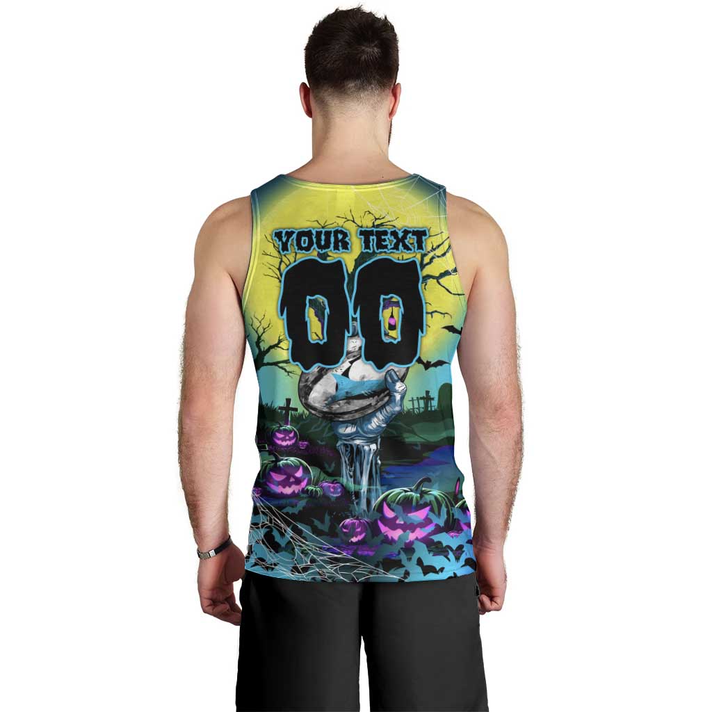 We Are Sharks Halloween Men Tank Top Pumpkin Scary Spooky Season - Aussie Hoodie