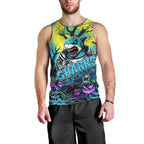 We Are Sharks Halloween Men Tank Top Pumpkin Scary Spooky Season - Aussie Hoodie