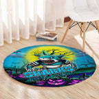 We Are Sharks Halloween Round Carpet Pumpkin Scary Spooky Season - Aussie Hoodie