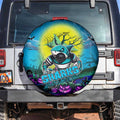 We Are Sharks Halloween Spare Tire Cover Pumpkin Scary Spooky Season - Aussie Hoodie