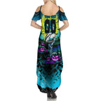 We Are Sharks Halloween Summer Maxi Dress Pumpkin Scary Spooky Season - Aussie Hoodie