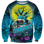 We Are Sharks Halloween Sweatshirt Pumpkin Scary Spooky Season - Aussie Hoodie