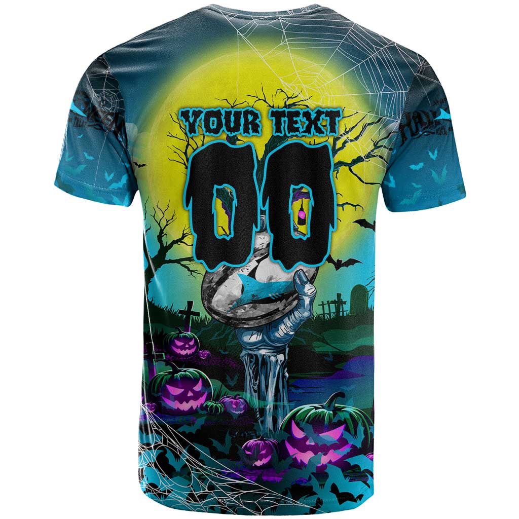 We Are Sharks Halloween T Shirt Pumpkin Scary Spooky Season - Aussie Hoodie
