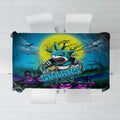 We Are Sharks Halloween Tablecloth Pumpkin Scary Spooky Season - Aussie Hoodie
