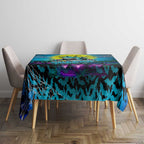 We Are Sharks Halloween Tablecloth Pumpkin Scary Spooky Season - Aussie Hoodie
