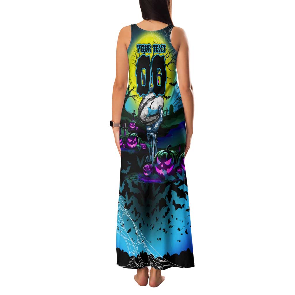 We Are Sharks Halloween Tank Maxi Dress Pumpkin Scary Spooky Season - Aussie Hoodie