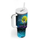 We Are Sharks Halloween Tumbler With Handle Pumpkin Scary Spooky Season - Aussie Hoodie