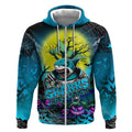 We Are Sharks Halloween Zip Hoodie Pumpkin Scary Spooky Season - Aussie Hoodie