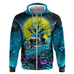 We Are Sharks Halloween Zip Hoodie Pumpkin Scary Spooky Season - Aussie Hoodie