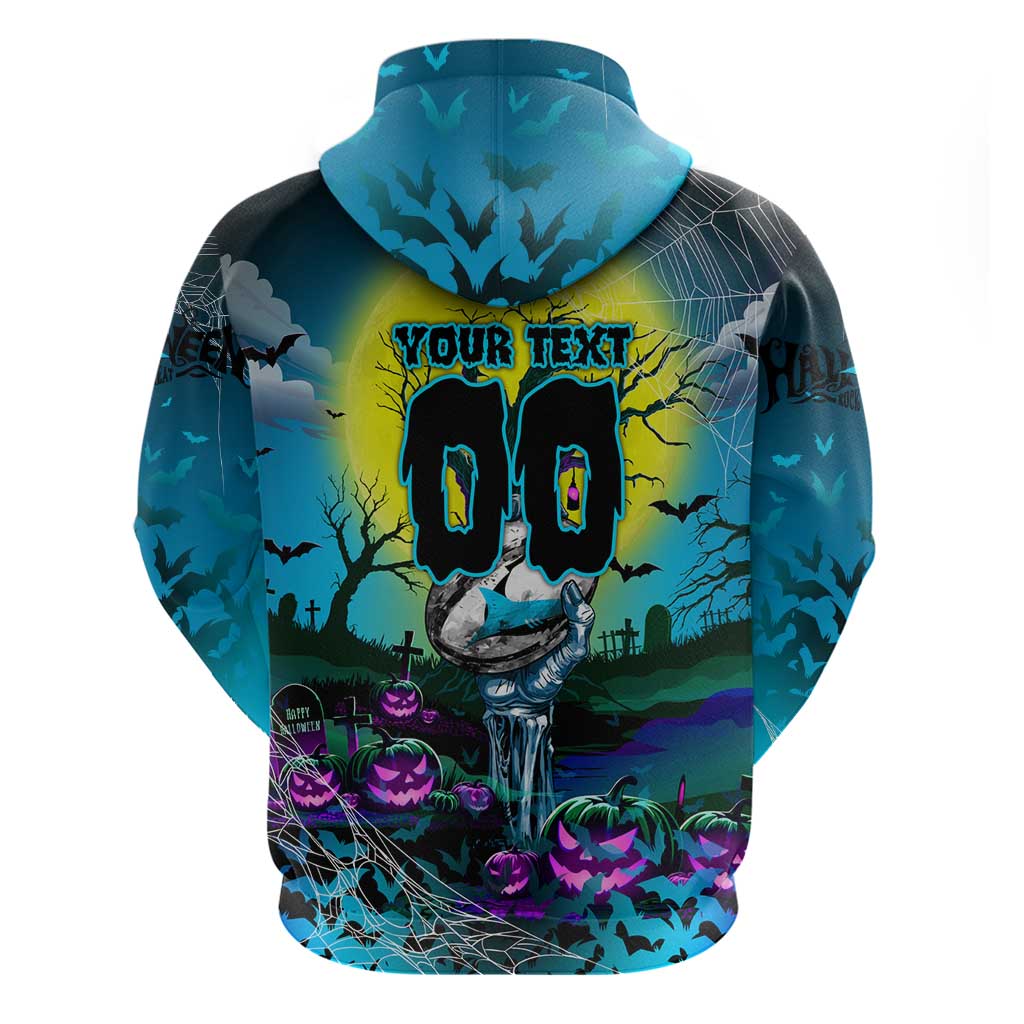 We Are Sharks Halloween Zip Hoodie Pumpkin Scary Spooky Season - Aussie Hoodie