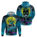 We Are Sharks Halloween Zip Hoodie Pumpkin Scary Spooky Season - Aussie Hoodie