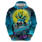 We Are Sharks Halloween Zip Hoodie Pumpkin Scary Spooky Season - Aussie Hoodie
