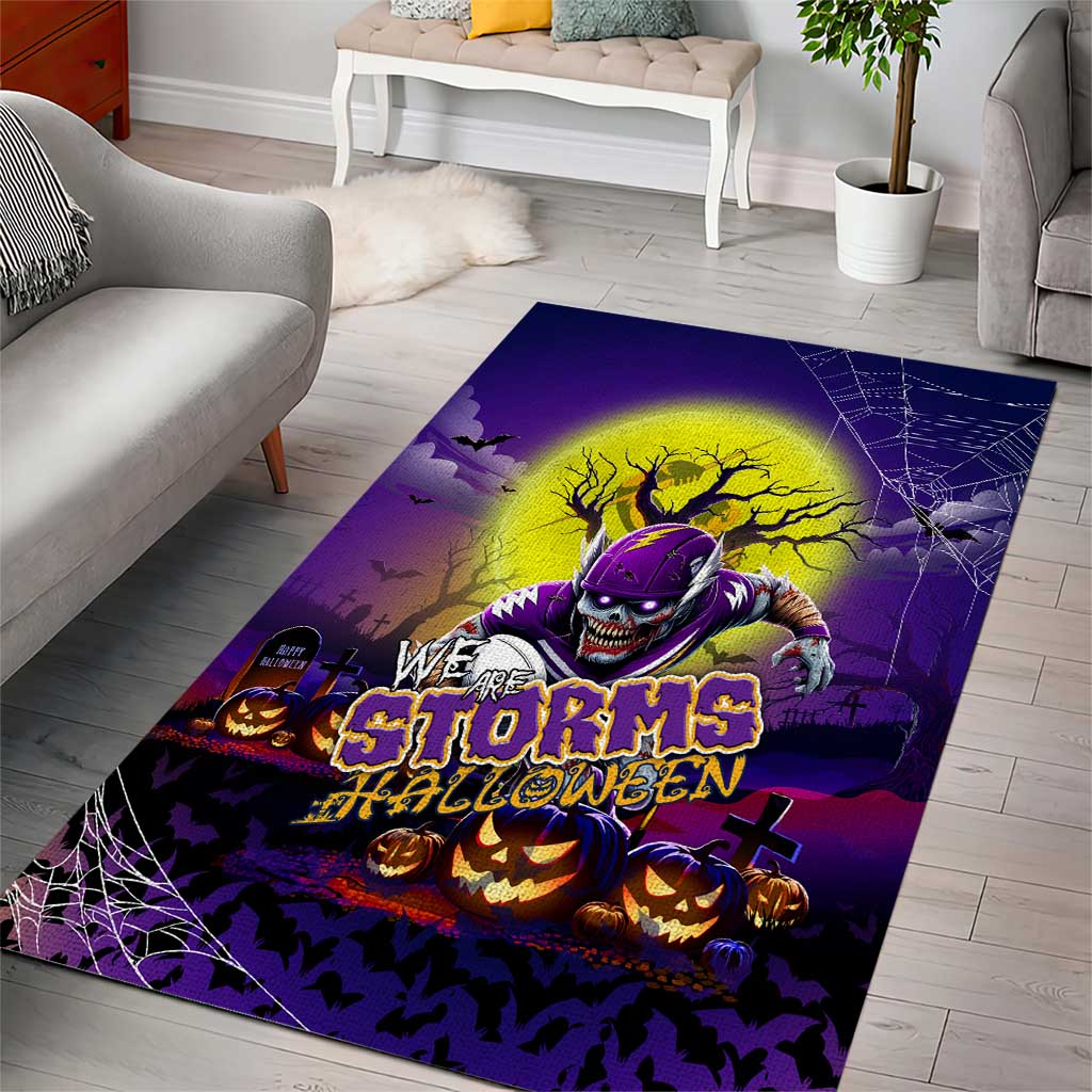We Are Storm Halloween Area Rug Pumpkin Scary Spooky Season - Aussie Hoodie