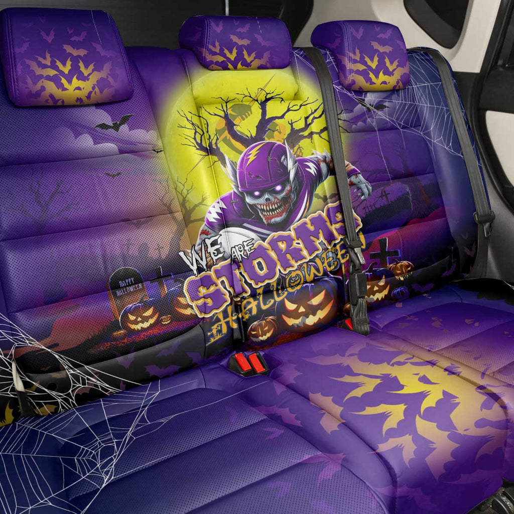 We Are Storm Halloween Back Car Seat Cover Pumpkin Scary Spooky Season - Aussie Hoodie