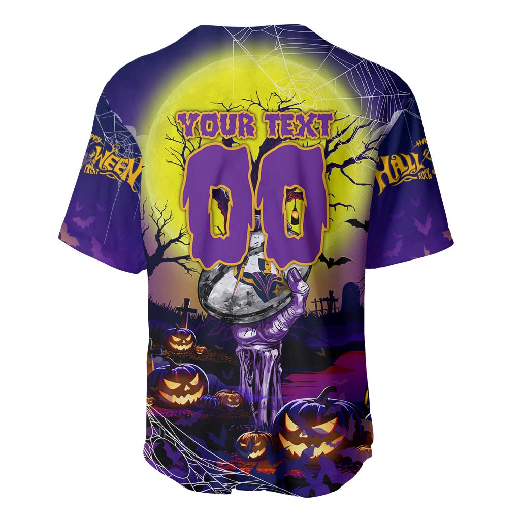 We Are Storm Halloween Baseball Jersey Pumpkin Scary Spooky Season - Aussie Hoodie