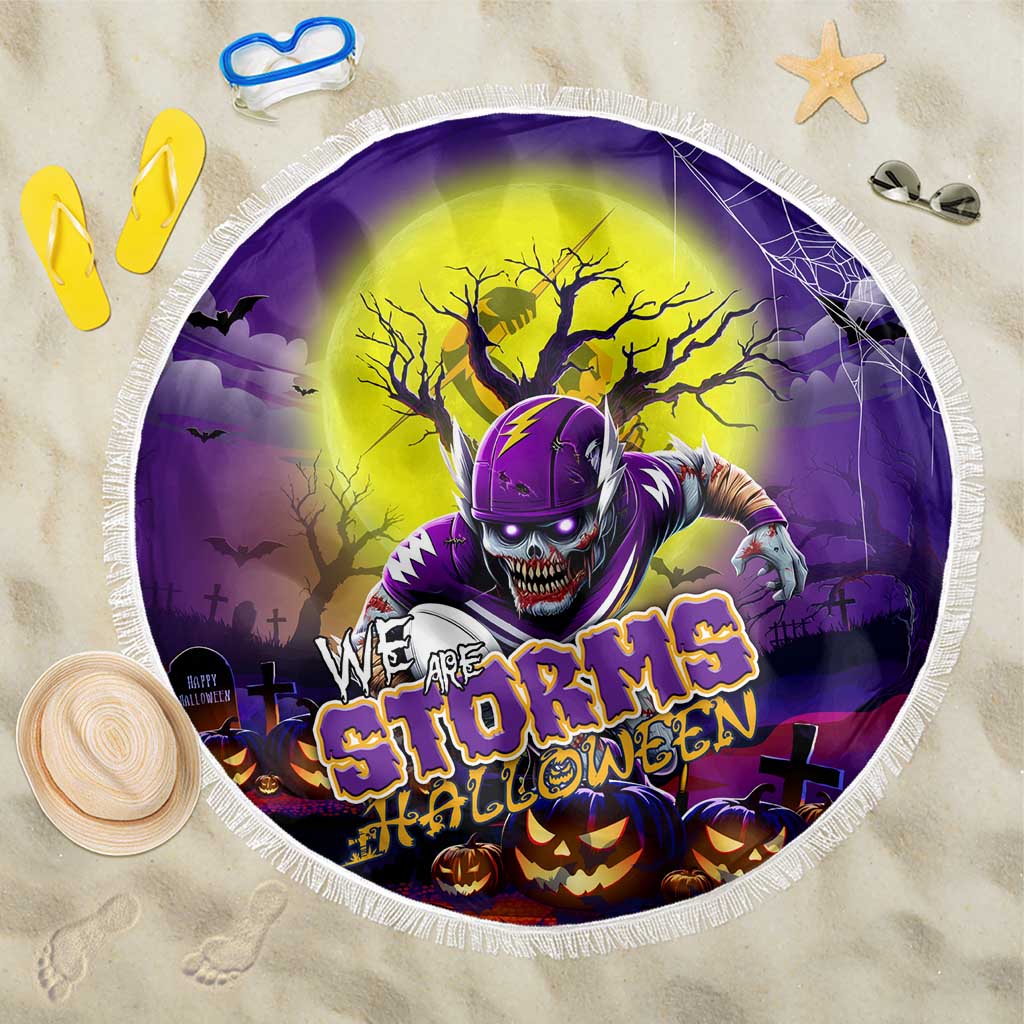 We Are Storm Halloween Beach Blanket Pumpkin Scary Spooky Season - Aussie Hoodie