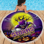 We Are Storm Halloween Beach Blanket Pumpkin Scary Spooky Season - Aussie Hoodie