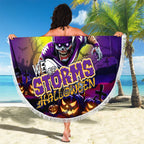 We Are Storm Halloween Beach Blanket Pumpkin Scary Spooky Season - Aussie Hoodie