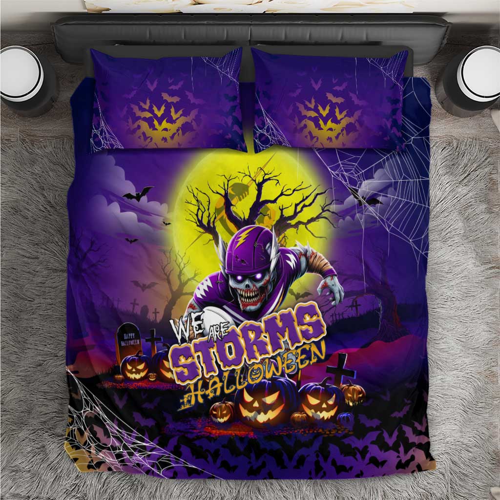 We Are Storm Halloween Bedding Set Pumpkin Scary Spooky Season - Aussie Hoodie