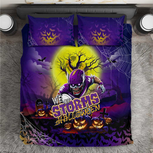 We Are Storm Halloween Bedding Set Pumpkin Scary Spooky Season - Aussie Hoodie