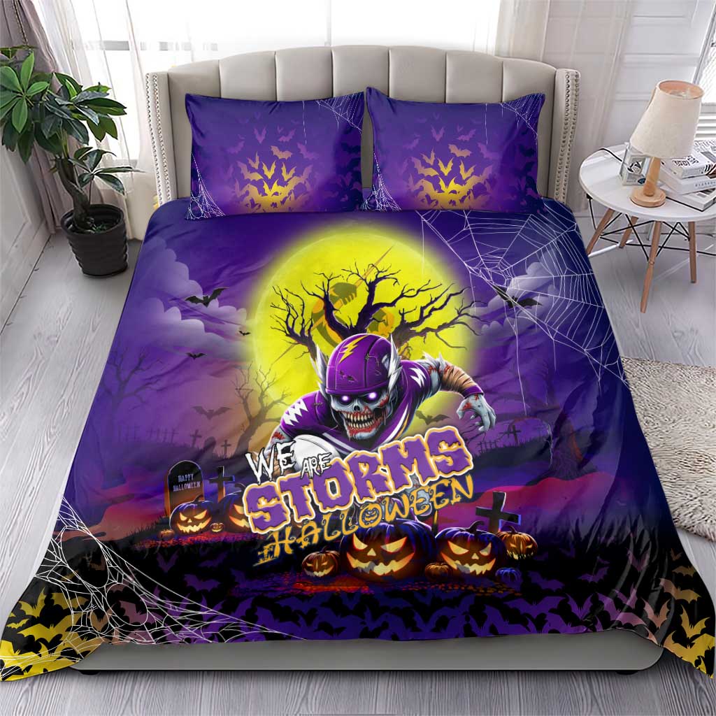We Are Storm Halloween Bedding Set Pumpkin Scary Spooky Season - Aussie Hoodie