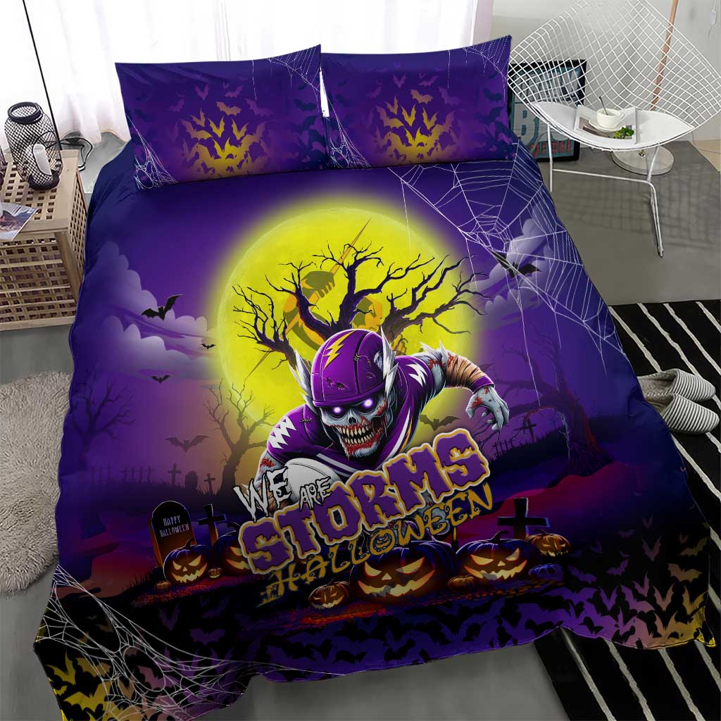 We Are Storm Halloween Bedding Set Pumpkin Scary Spooky Season - Aussie Hoodie