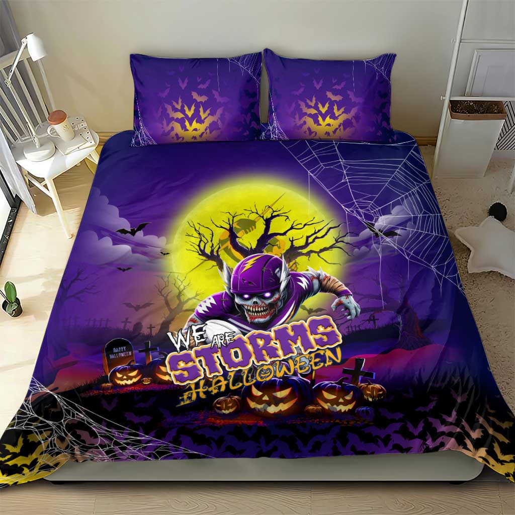 We Are Storm Halloween Bedding Set Pumpkin Scary Spooky Season - Aussie Hoodie
