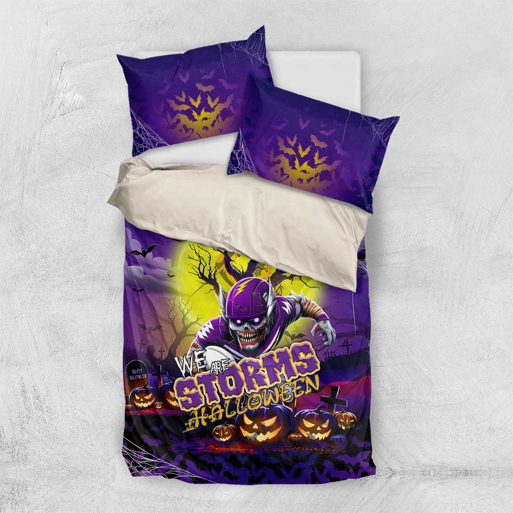 We Are Storm Halloween Bedding Set Pumpkin Scary Spooky Season - Aussie Hoodie