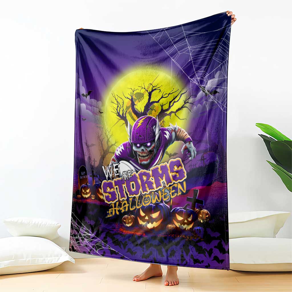 We Are Storm Halloween Blanket Pumpkin Scary Spooky Season - Aussie Hoodie