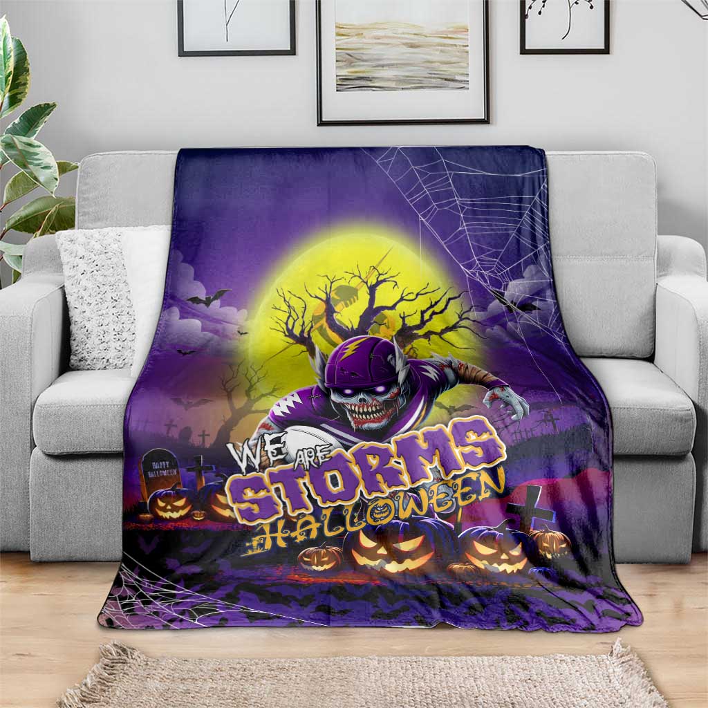We Are Storm Halloween Blanket Pumpkin Scary Spooky Season - Aussie Hoodie