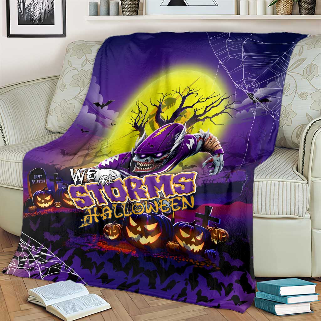 We Are Storm Halloween Blanket Pumpkin Scary Spooky Season - Aussie Hoodie