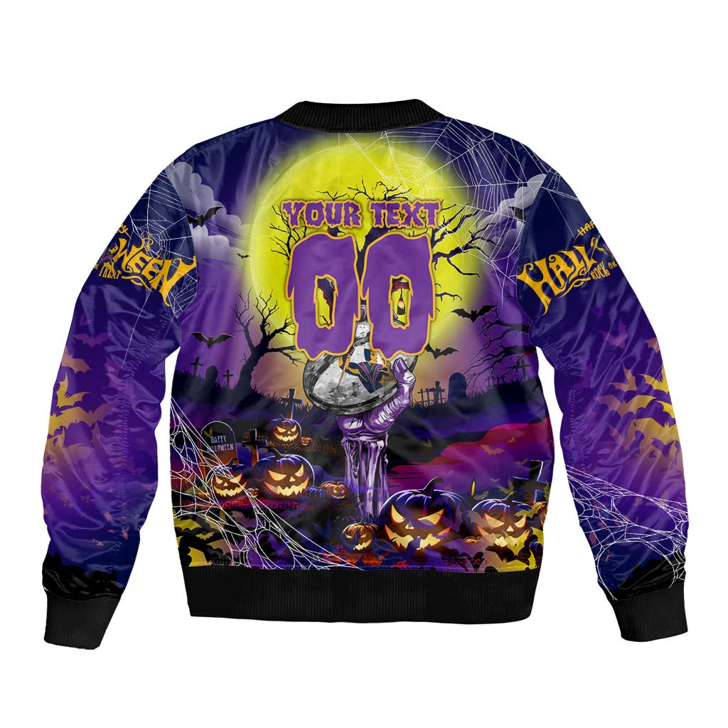 We Are Storm Halloween Bomber Jacket Pumpkin Scary Spooky Season - Aussie Hoodie