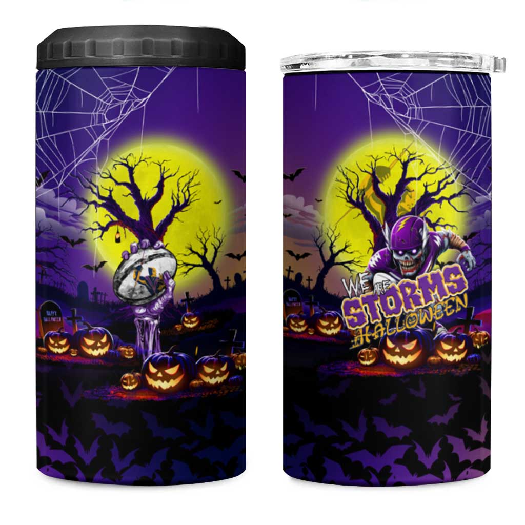 We Are Storm Halloween 4 in 1 Can Cooler Tumbler Pumpkin Scary Spooky Season - Aussie Hoodie