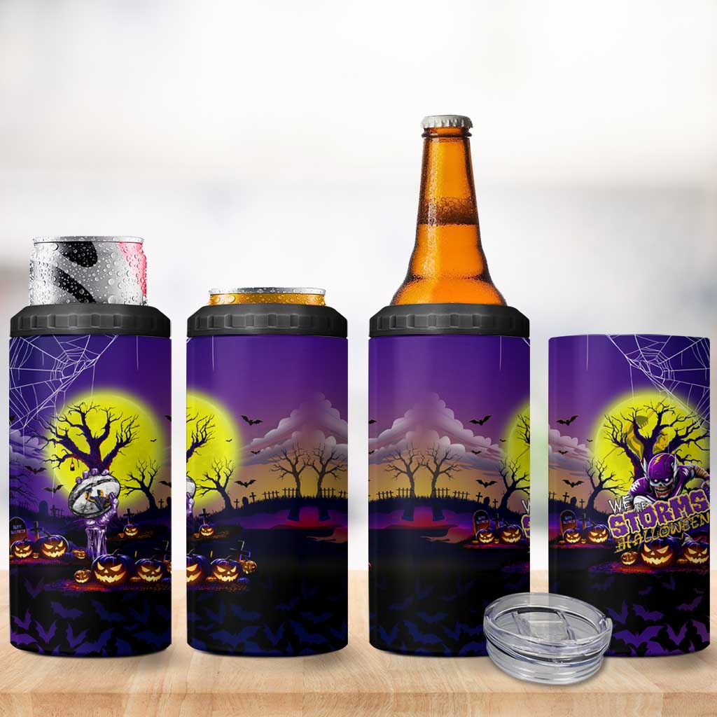 We Are Storm Halloween 4 in 1 Can Cooler Tumbler Pumpkin Scary Spooky Season - Aussie Hoodie