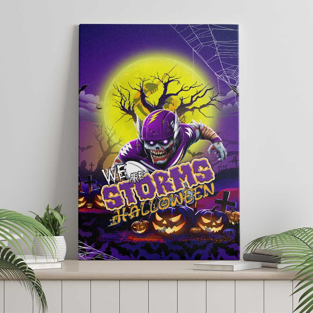 We Are Storm Halloween Canvas Wall Art Pumpkin Scary Spooky Season - Aussie Hoodie