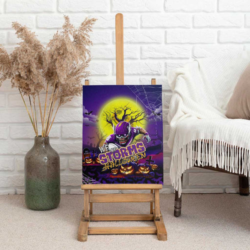 We Are Storm Halloween Canvas Wall Art Pumpkin Scary Spooky Season - Aussie Hoodie