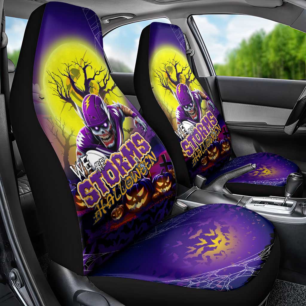 We Are Storm Halloween Car Seat Cover Pumpkin Scary Spooky Season - Aussie Hoodie