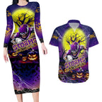 We Are Storm Halloween Couples Matching Long Sleeve Bodycon Dress and Hawaiian Shirt Pumpkin Scary Spooky Season - Aussie Hoodie