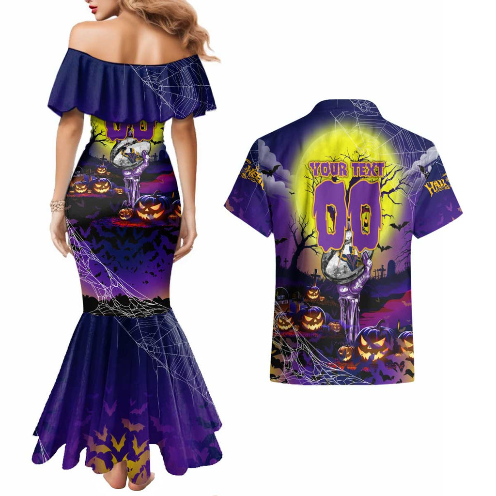 We Are Storm Halloween Couples Matching Mermaid Dress and Hawaiian Shirt Pumpkin Scary Spooky Season - Aussie Hoodie
