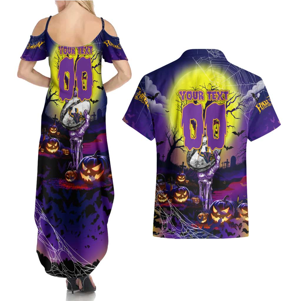 We Are Storm Halloween Couples Matching Summer Maxi Dress and Hawaiian Shirt Pumpkin Scary Spooky Season - Aussie Hoodie