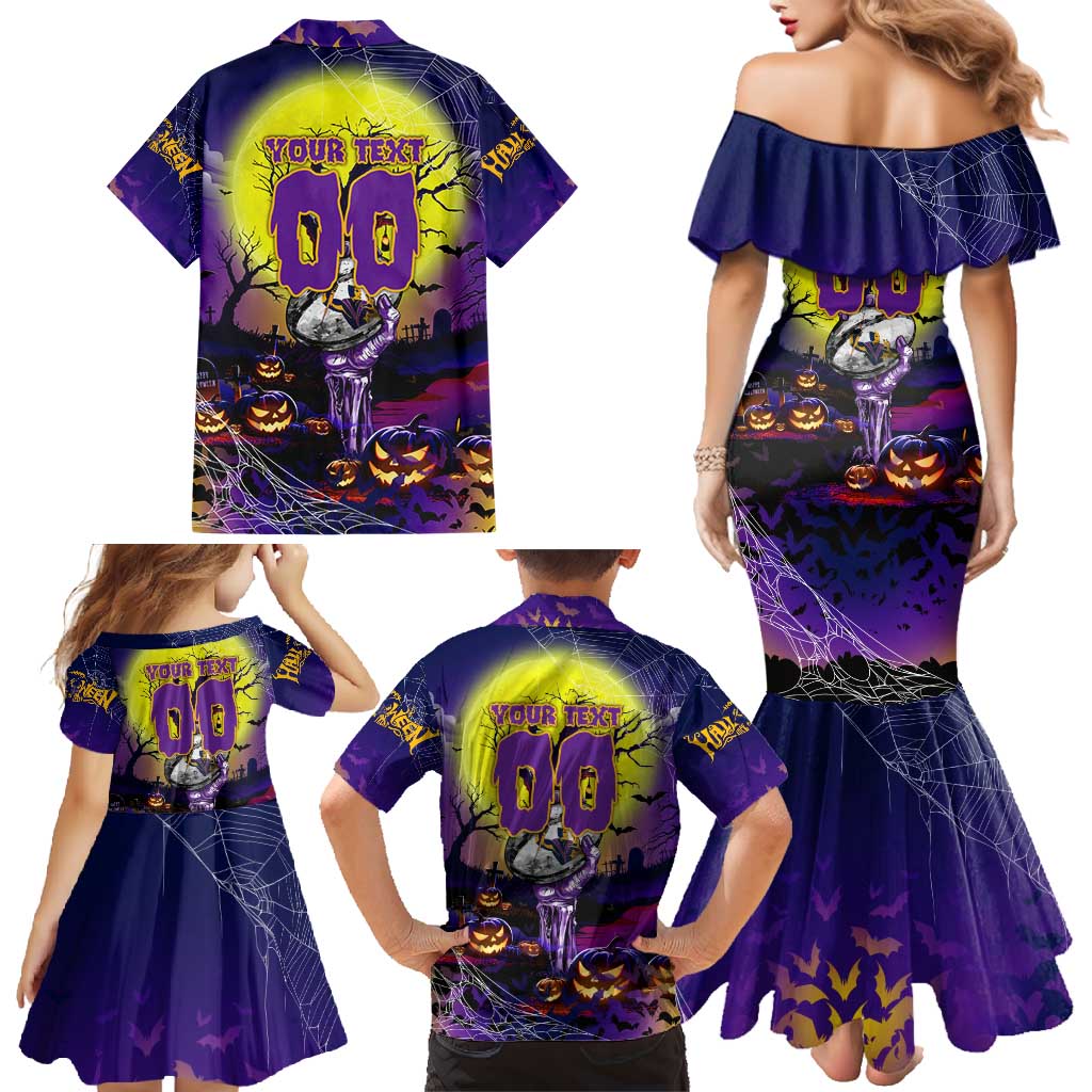 We Are Storm Halloween Family Matching Mermaid Dress and Hawaiian Shirt Pumpkin Scary Spooky Season - Aussie Hoodie