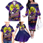 We Are Storm Halloween Family Matching Off The Shoulder Long Sleeve Dress and Hawaiian Shirt Pumpkin Scary Spooky Season - Aussie Hoodie