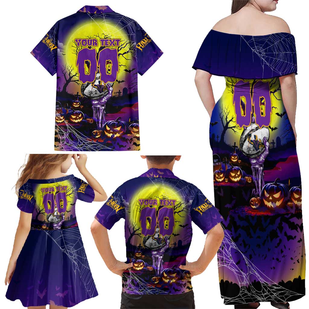 We Are Storm Halloween Family Matching Off Shoulder Maxi Dress and Hawaiian Shirt Pumpkin Scary Spooky Season - Aussie Hoodie
