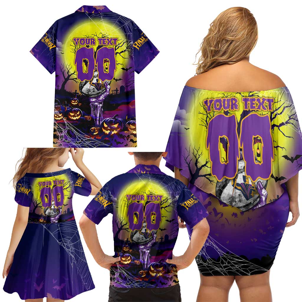We Are Storm Halloween Family Matching Off Shoulder Short Dress and Hawaiian Shirt Pumpkin Scary Spooky Season - Aussie Hoodie