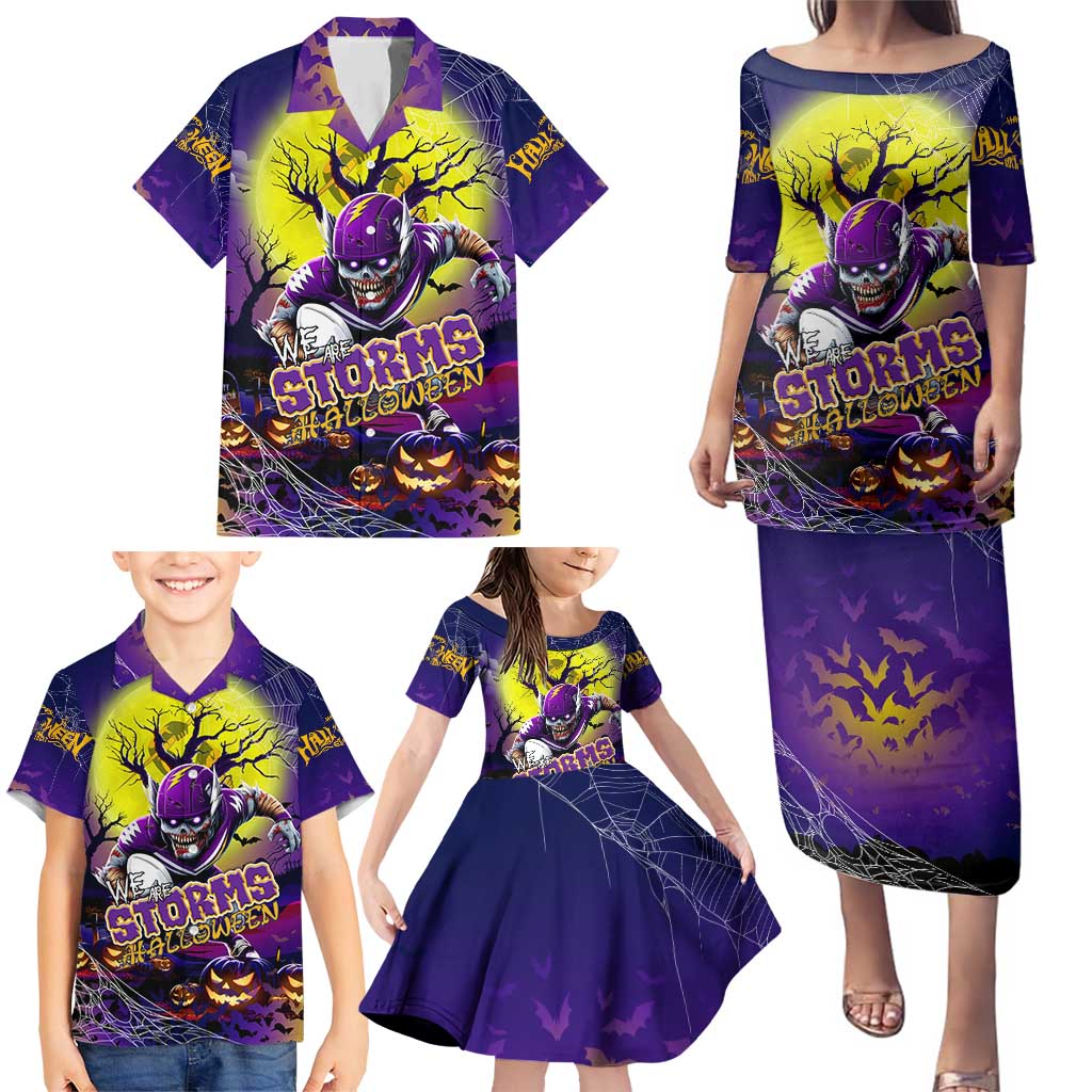 We Are Storm Halloween Family Matching Puletasi and Hawaiian Shirt Pumpkin Scary Spooky Season - Aussie Hoodie