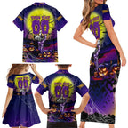We Are Storm Halloween Family Matching Short Sleeve Bodycon Dress and Hawaiian Shirt Pumpkin Scary Spooky Season - Aussie Hoodie