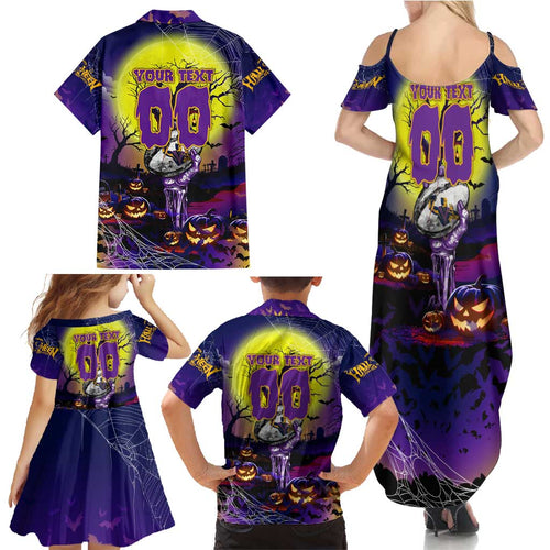 We Are Storm Halloween Family Matching Summer Maxi Dress and Hawaiian Shirt Pumpkin Scary Spooky Season - Aussie Hoodie