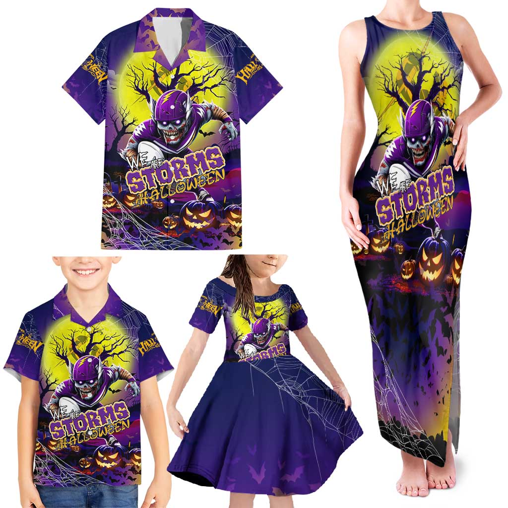 We Are Storm Halloween Family Matching Tank Maxi Dress and Hawaiian Shirt Pumpkin Scary Spooky Season - Aussie Hoodie