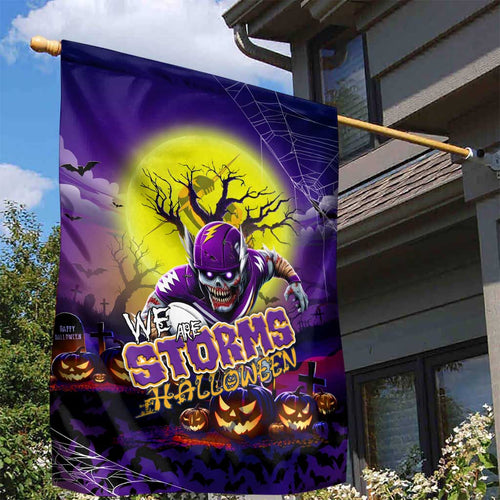 We Are Storm Halloween Garden Flag Pumpkin Scary Spooky Season - Aussie Hoodie